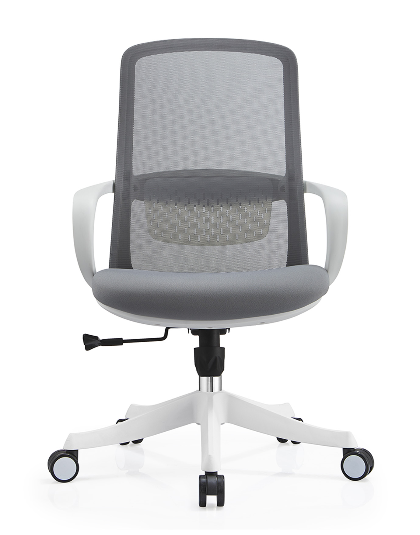 908B中背網布辦公椅-白框(ip)