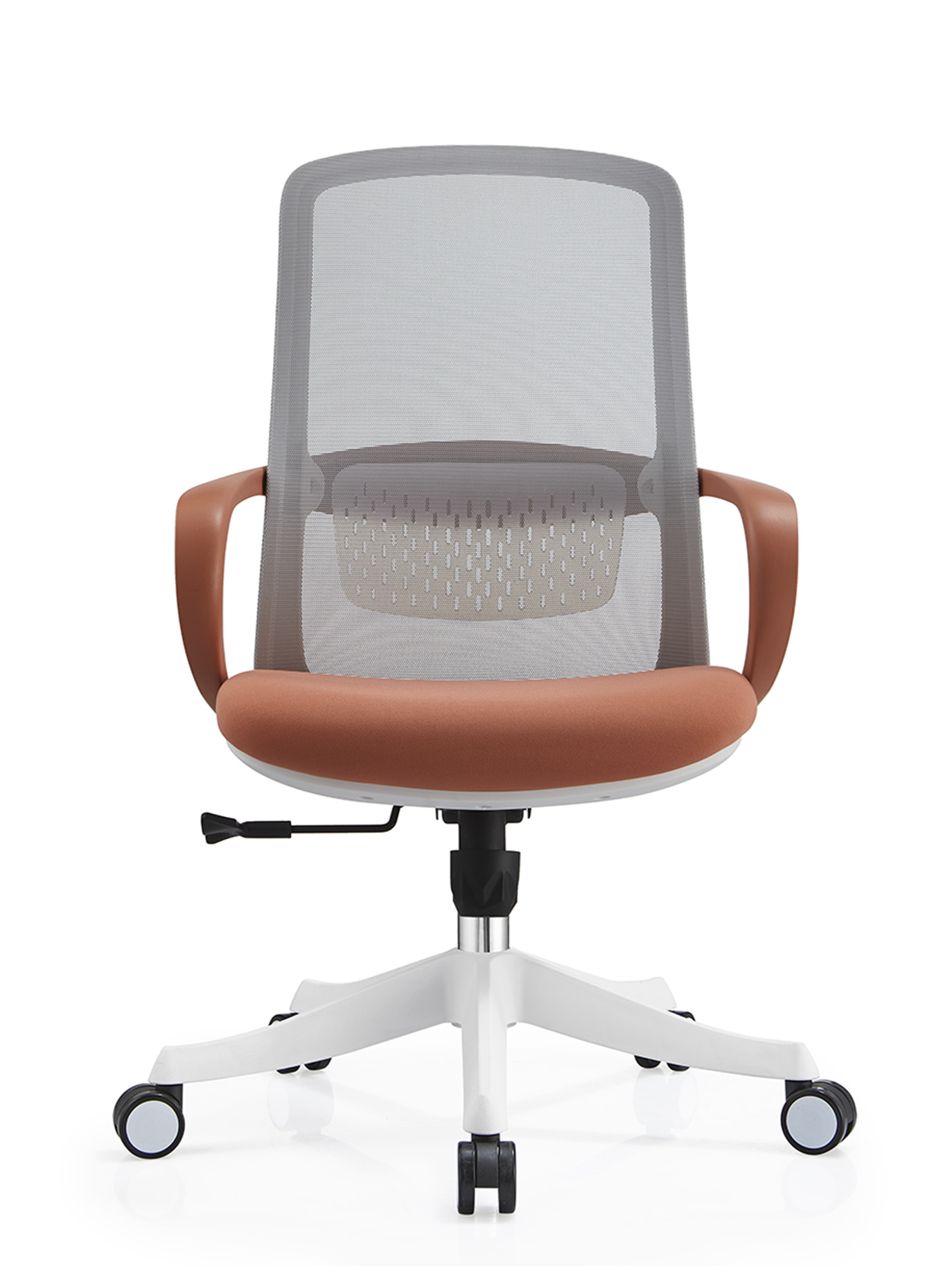 908B中背網布辦公椅-白框(ip)