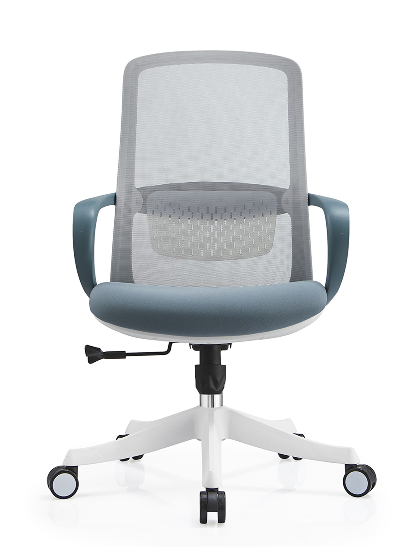 908B中背網布辦公椅-白框(ip)