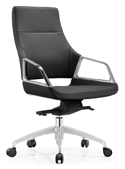 R614B PVC皮質 低背辦公椅/會議椅 (ip)  