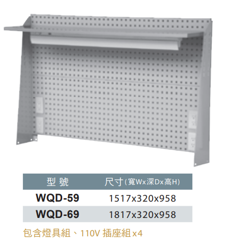(WQD-59)WD鋼製型工作桌