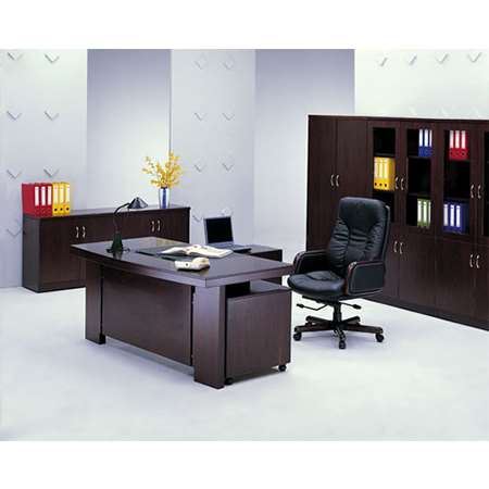 YU-217  5.8尺主管桌胡桃(三件式)