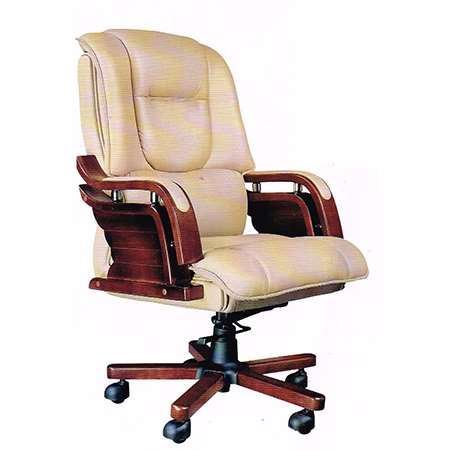 B-505 主管辦公椅-半牛(黑.米白)