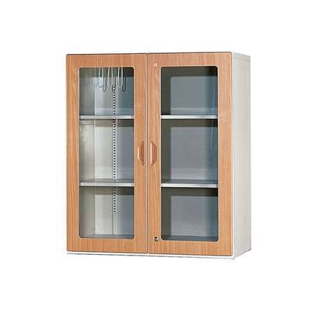 WG-3鋼木玻璃三層式 鋼木櫃/鐵櫃