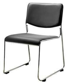 SY-JA121 藍黛椅(黑皮)單張