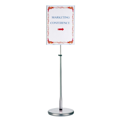 P1-01F  三合一告示牌大型(平圓座)